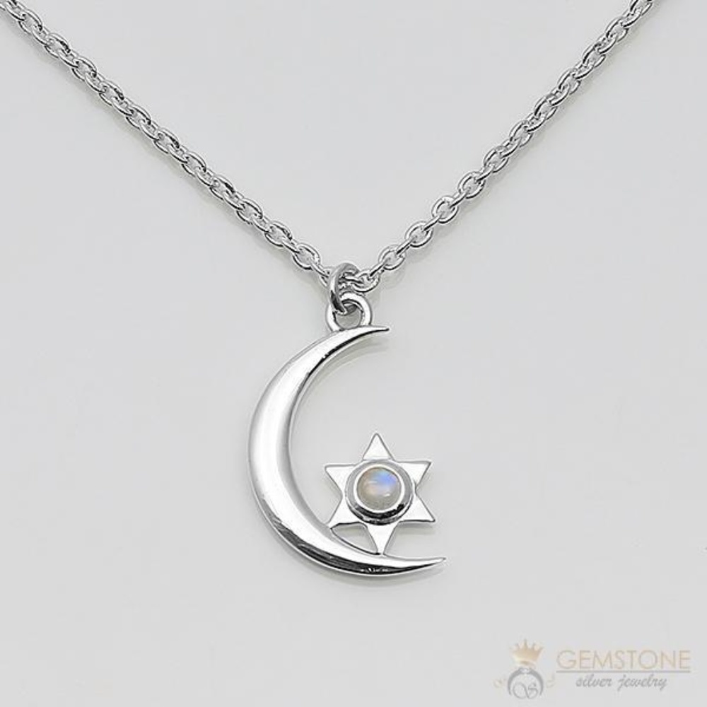 Moonstone Necklace - Serene Night
